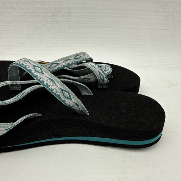 Teva Women's Shoes SZ 5 Olowahu Slip Cross Straps Sari Ribbon Sandals Flip Flops - Picture 4 of 16